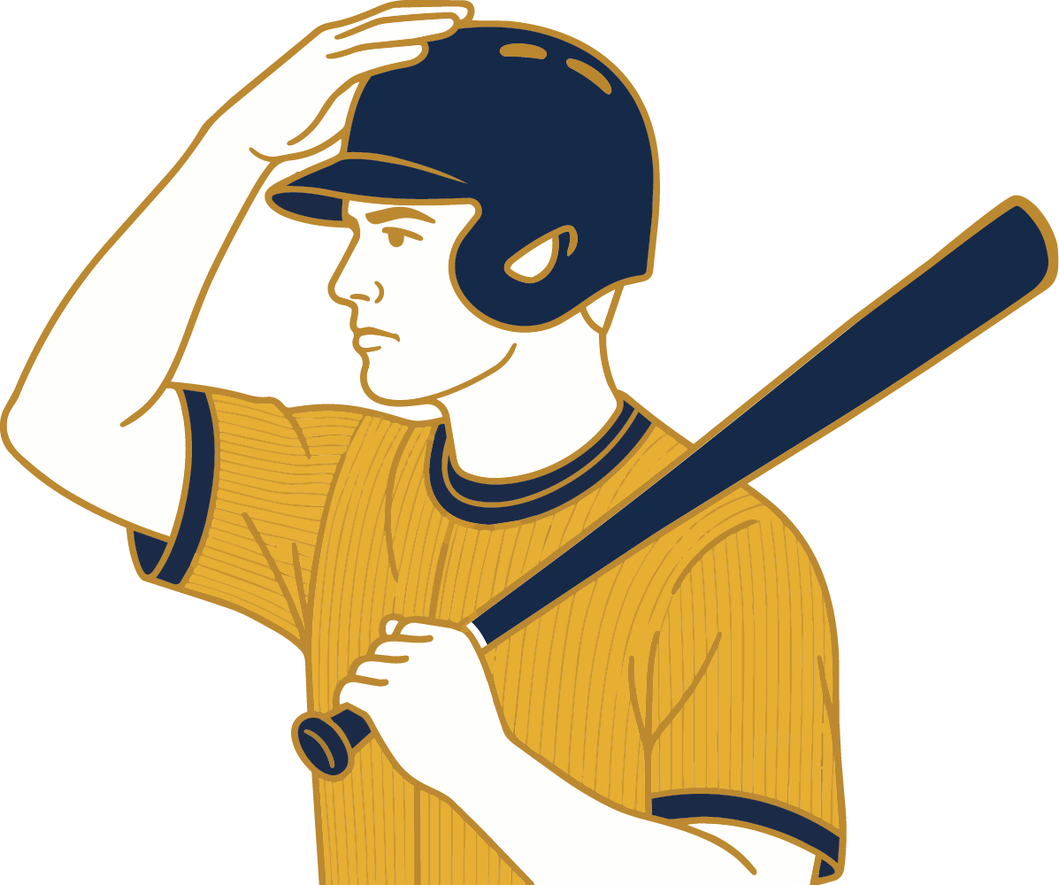 Batter tapping helmet